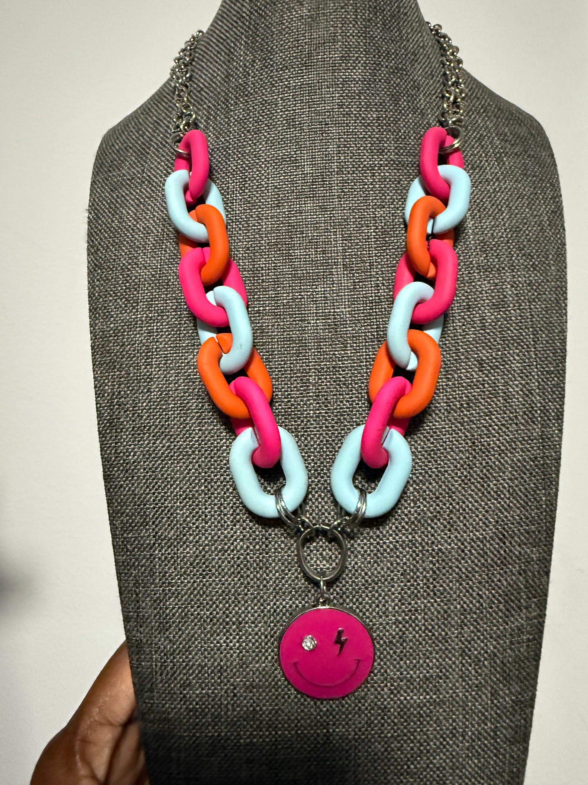 Smile colorful necklace