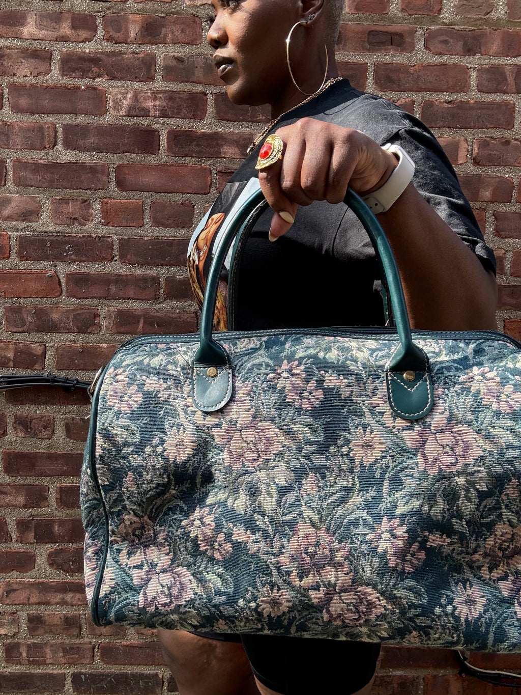 Spendthenight vintage weekender bag