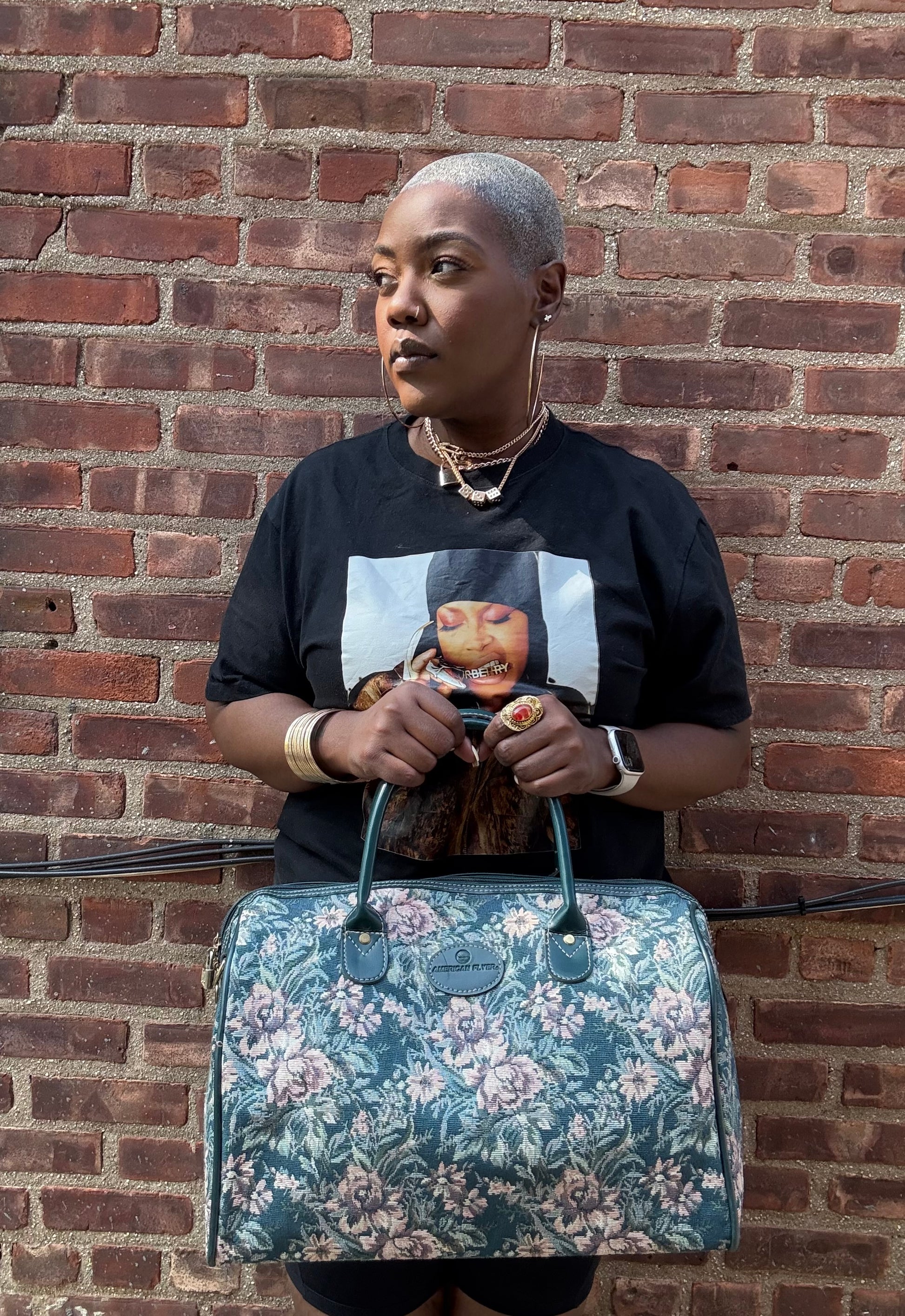 Spendthenight vintage weekender bag